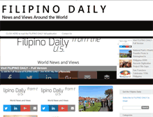 Tablet Screenshot of filipinodaily.com